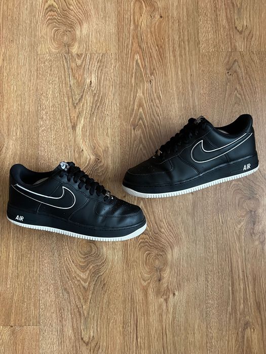 Кроссовки Nike Air Force 1 Low Black sk8 rep y2k