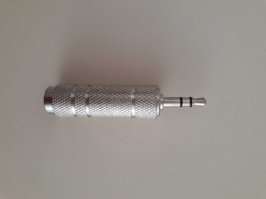 adapter przejściówka jack z 6,3 mm na 3,5 mm