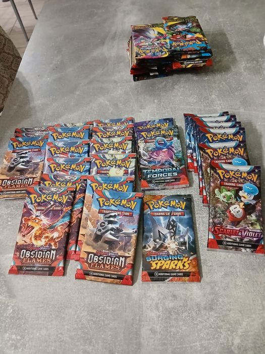Kolekcja 104 booster pokemon angielska wersja