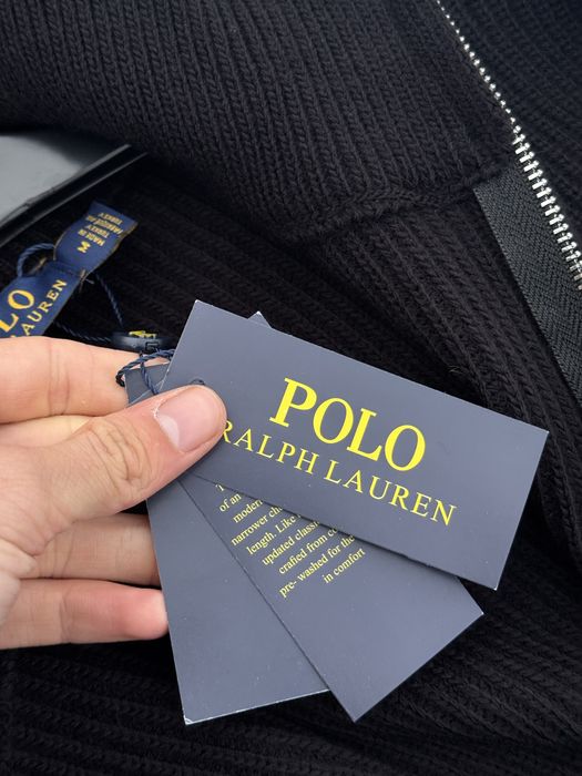Кардиган Поло Ральф Лоурен чоловічий білий Зипка Polo Ralph Lauren