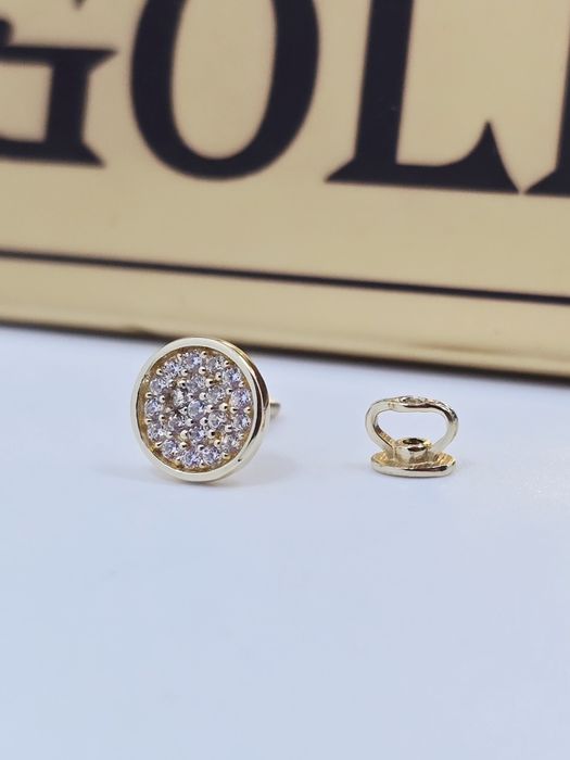 Złoty kolczyk piercing próba 585 14k