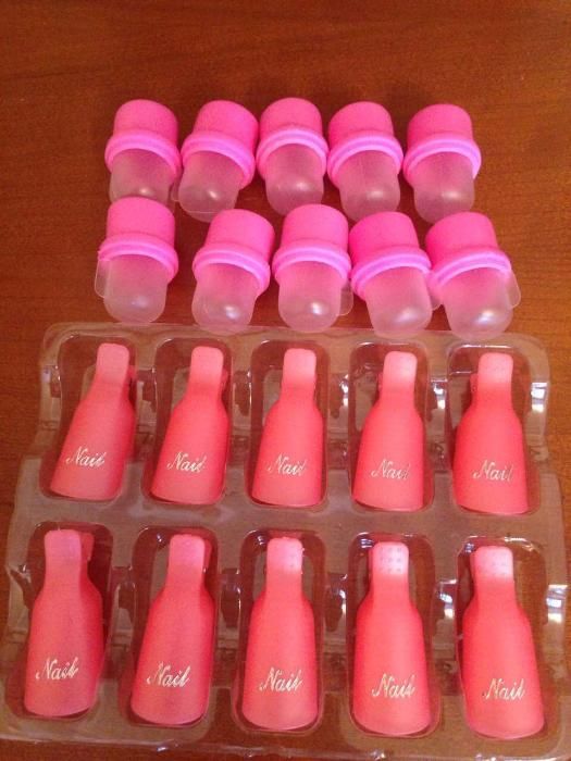 Прищепки для снятия гель лака