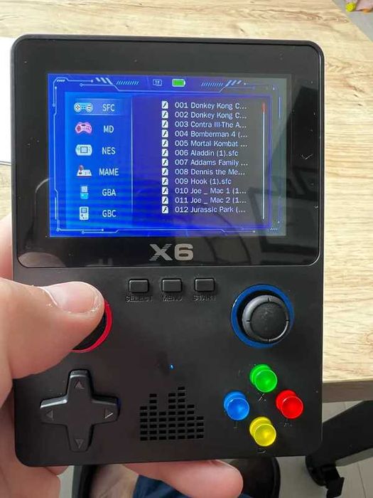 Consola X6 3.5" Emulador