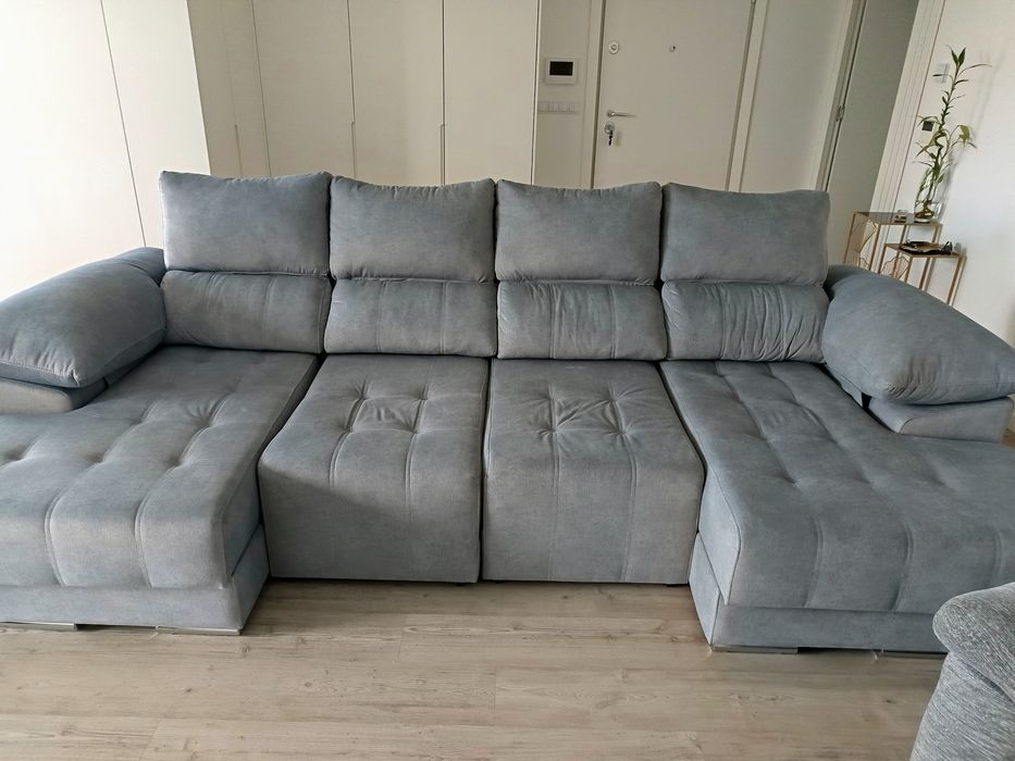 Sofá chaise longe dupla