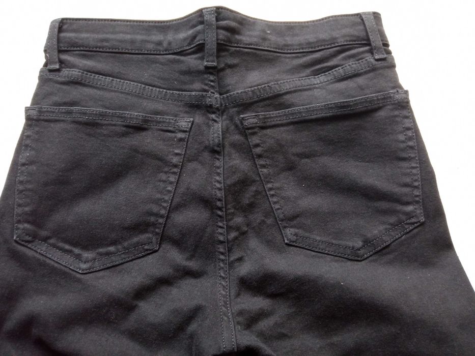 Damskie spodnie jeans elastyczne r S pas 68-74cm