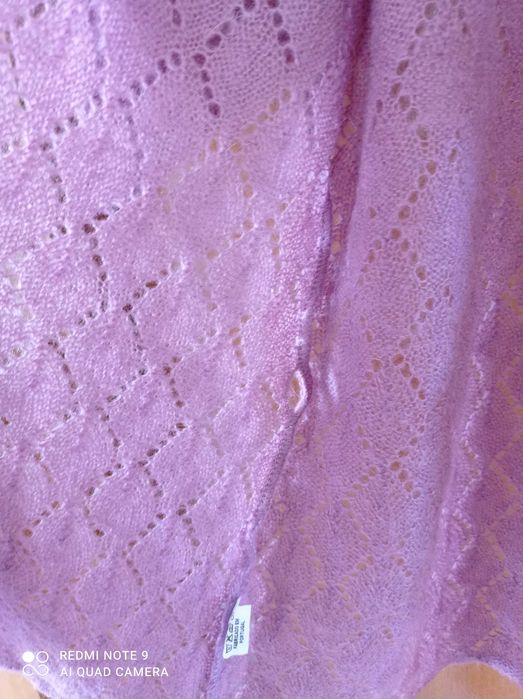 Casaco de malha rosa  de trespasse