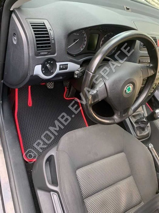 2 ЛОГО В ПОДАРУНОК / EVA Коврики ЕВА Volkswagen Skoda Audi BWM Seat