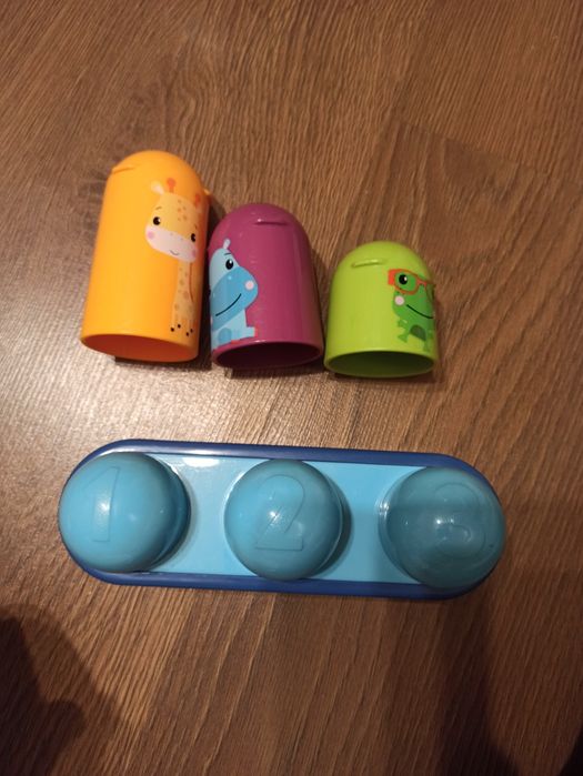 Набір іграшок бегемотик  fisher price для розвитку моторики рук малечі
