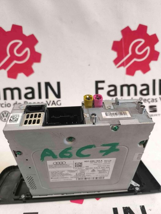 Rádio / Auto Rádio AUDI A6 C7 Avant 2.0 TDI (110 kW / 150 cv) [09.2014 - 09.2018] 4G1035193A (OEM)