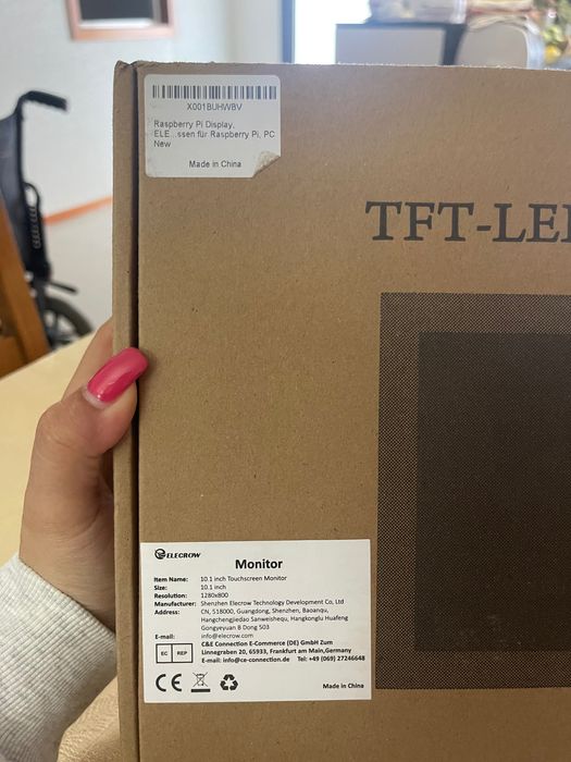 Monitor Raspberry Pi, Pc