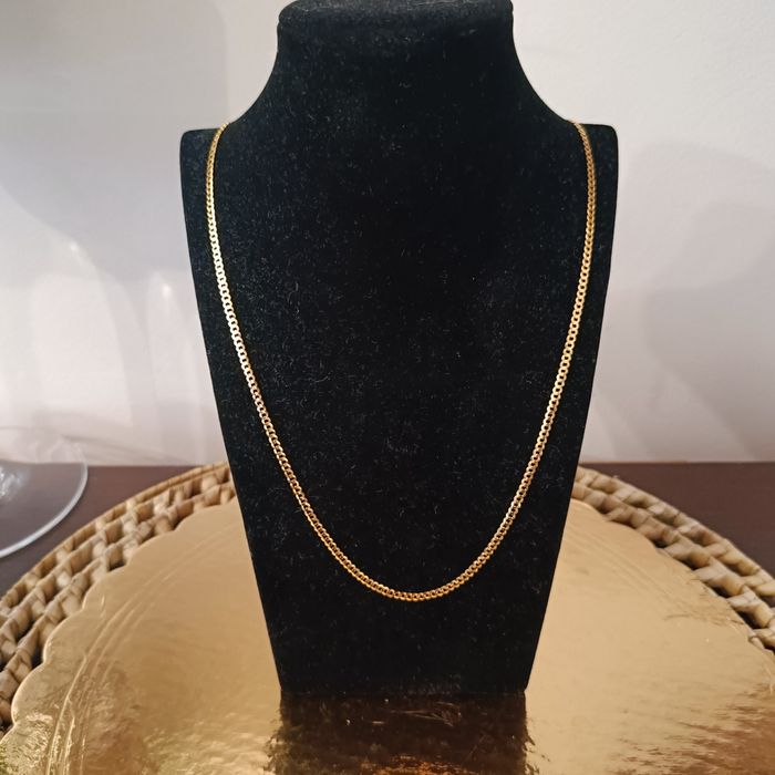 Złoty nowy łańcuszek pancerka 2.80 grama długość 45cm