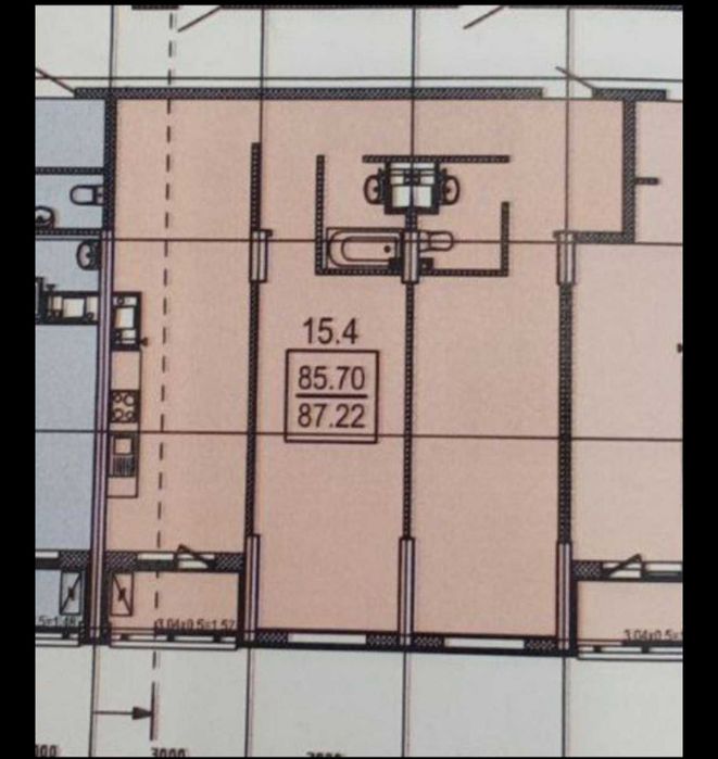 2-комнатная квартира по адресу ул. Здоровья (площадь 87 м²) - Atlanta.ua - фото 6