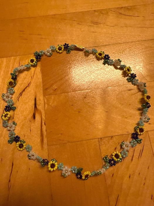 Śliczny naszyjnik handmade z koralików
