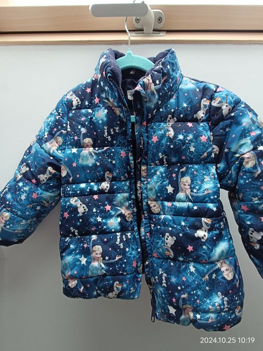 Kurtka zimowa 92 hm Elza Frozen kraina lodu