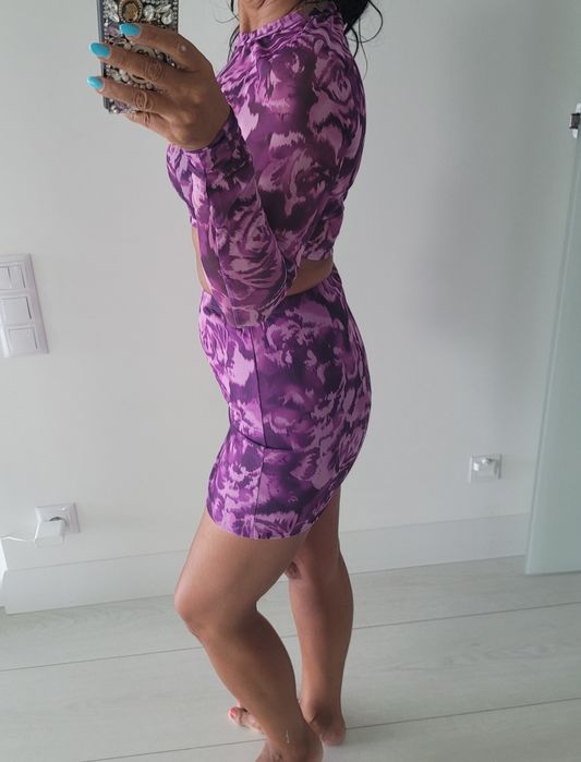 Komplet kwiaty siateczka świąteczna sylwestrowa