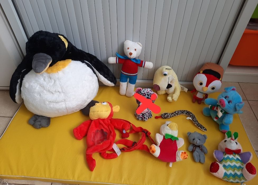 Мягкі іграшки пінгвін 42 см,  sock monkey, freia мішка, Сід РАЗОМ