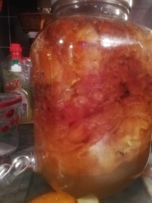 pigwa w cukrze gotowa do herbatki lub do nalewki