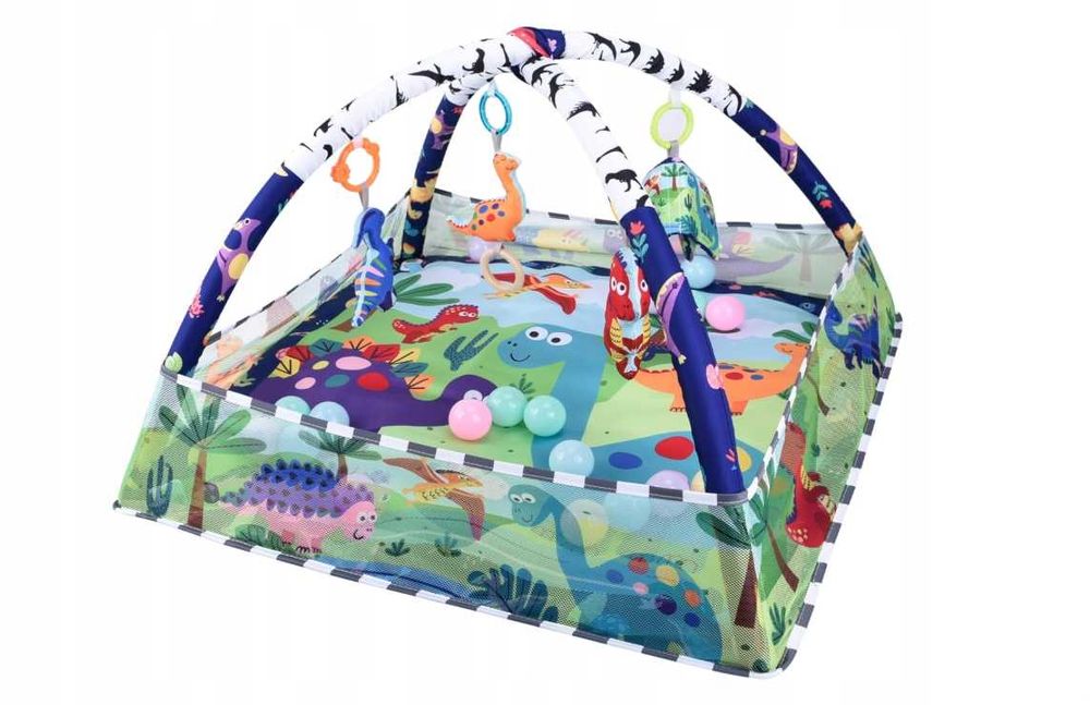Baby Play Mat – Mata Edukacyjna Z Zabawkami Dinozaur