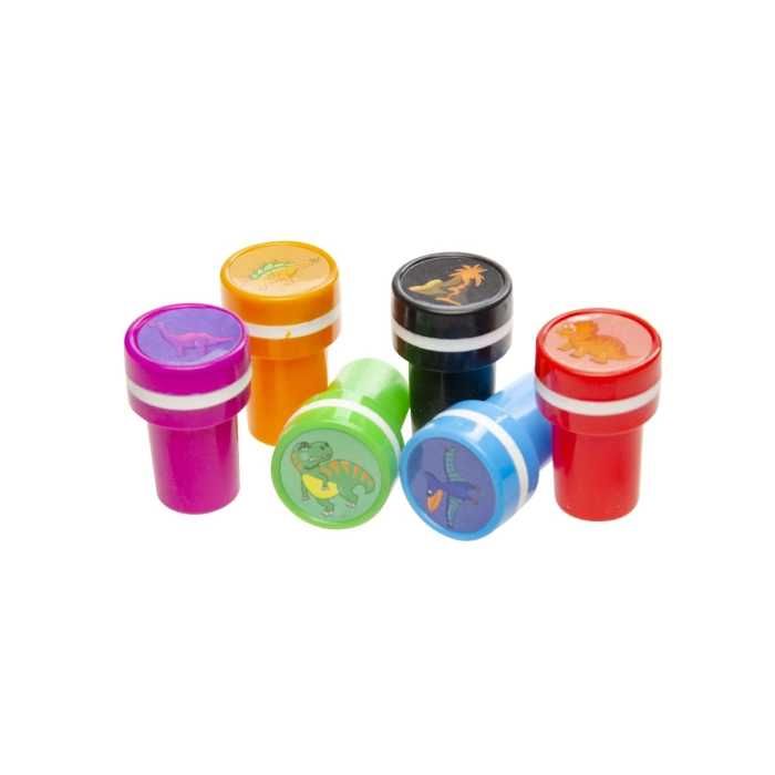 Plastikowe stemple dinozaury 10 sztuk