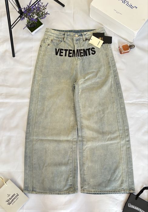 Джинси VETEMENTS Ветементс джинси голубі vetements