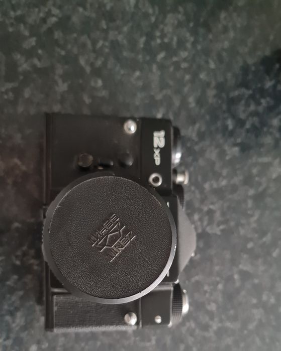 Aparat Zenit 12XP z dodatkowym obiektywem