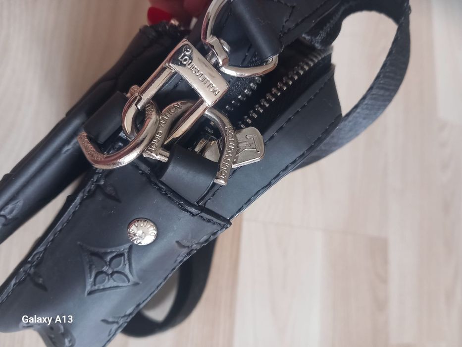 Louis Vuitton monogram czarna torebka na ramię