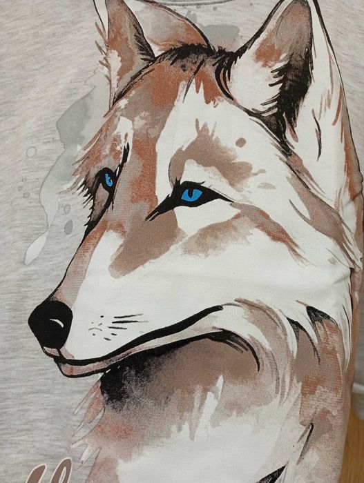 Komplet chłopięcy wilk 4-5 lat