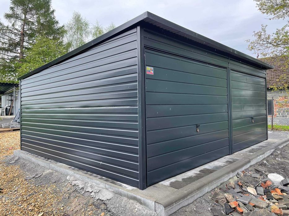 Garaż blaszany, wiata. WZMOCNIONY PROFILAMI. PRODUCENT. Cała Polska