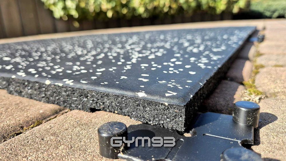 PŁYTY GUMOWE 20 mm podłoga siłownia fitness PREMIUM 50x50 CM