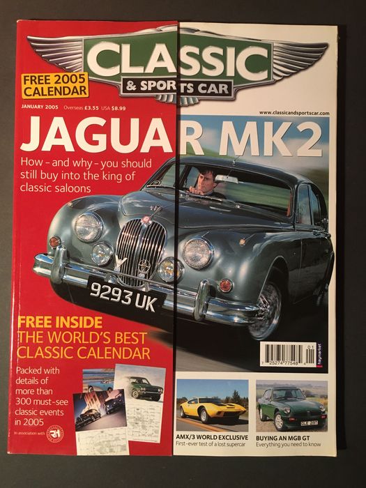 JAGUAR - 6 revistas - 5 Classic & Sports Car e 1 Topos & Clássicos