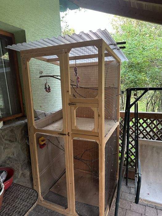 Клітка вольєр для паруг та птиці