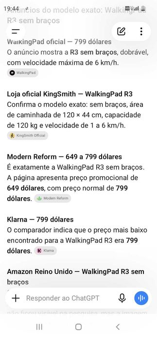 Passadeira Dobrável 499€. Oportunidade