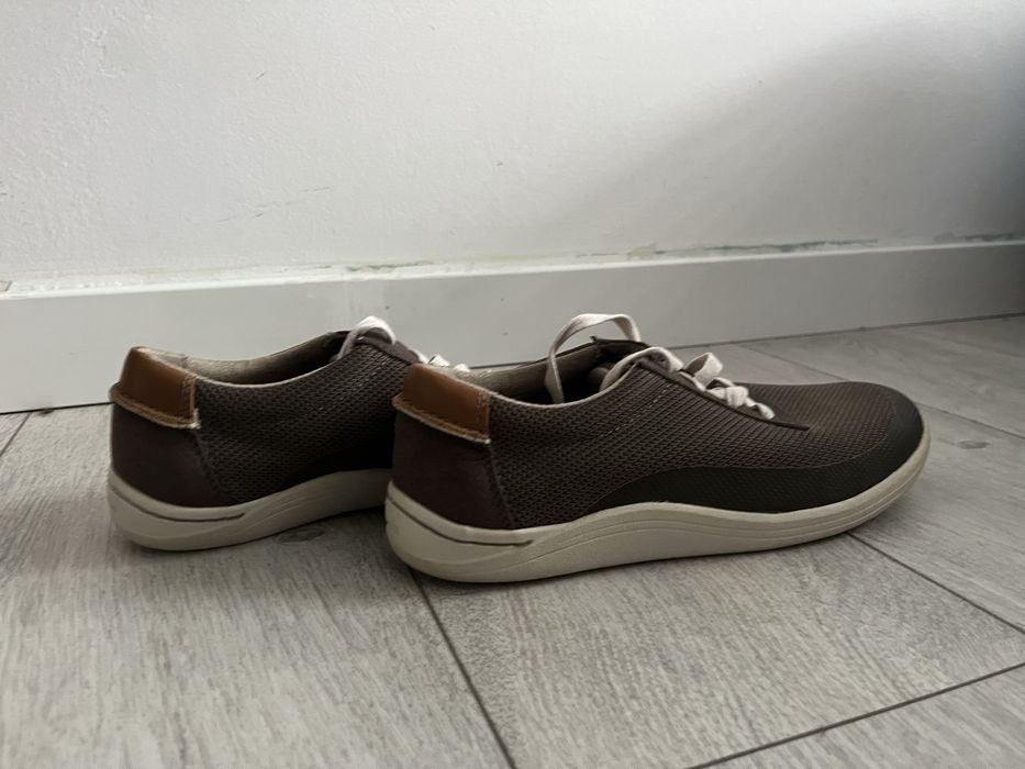 Półbuty clarks Mapped Edge Brązowy rozmiar 42, wkladka 27