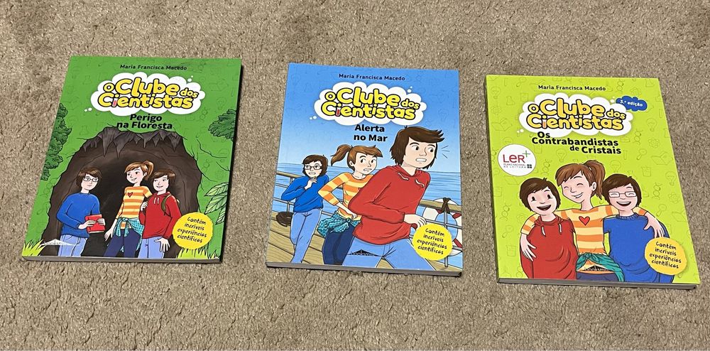 Livros da saga (clube dos cientistas)