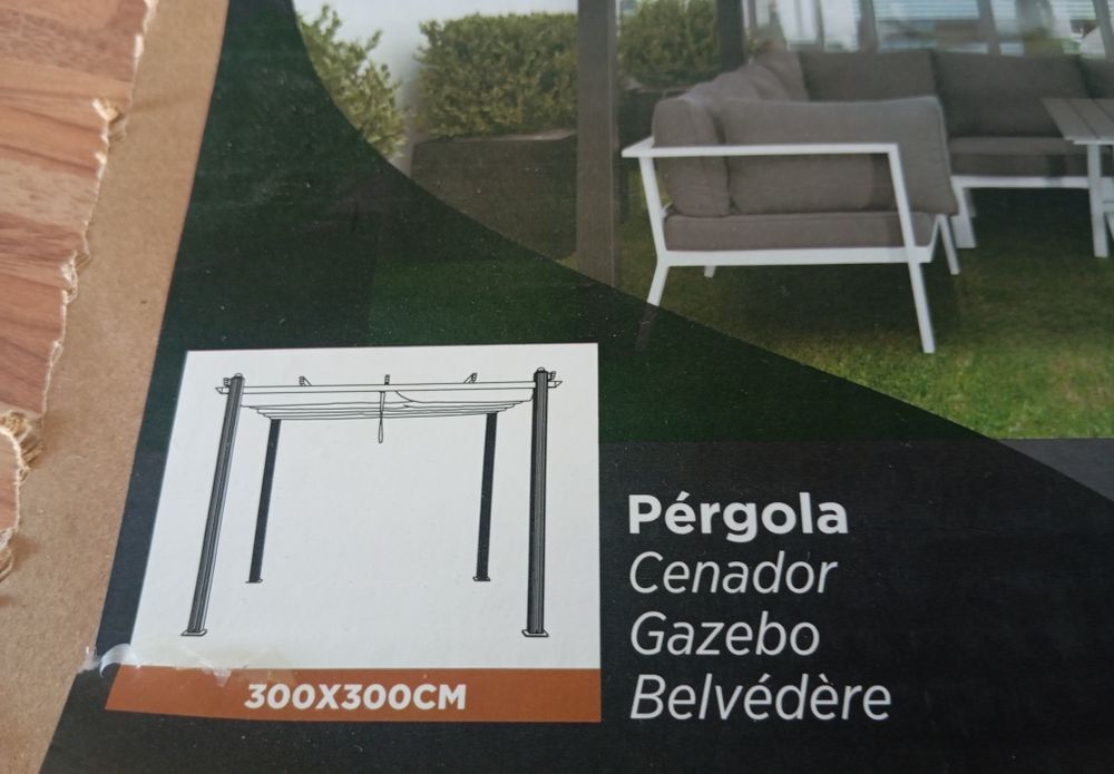 Pérgola 300x300cm / NOVA