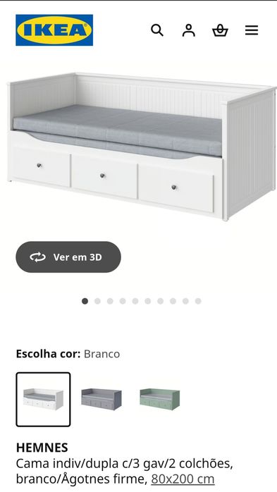 Cama indivdual/dupla Ikea Hemnes

Hej! Inicie sessão
Cesto de compras