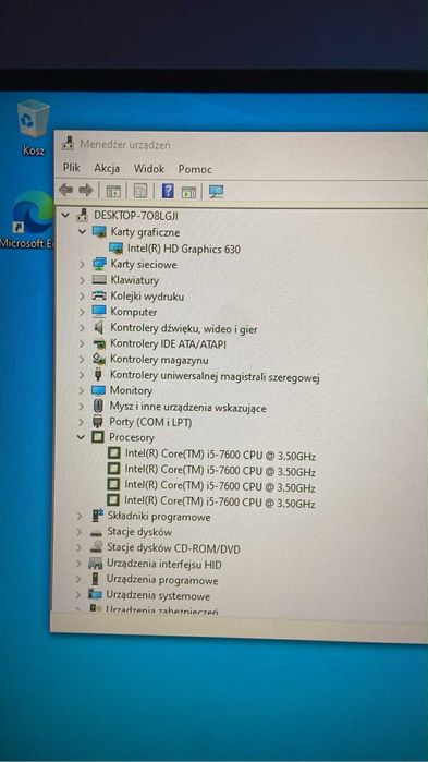 Komputer Fujitsu i5 7gen / SSD 256GB / DDR4 / Zasilacz Fujitsu