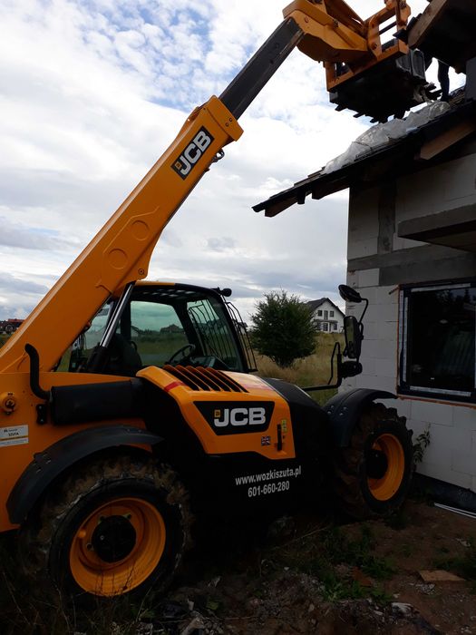Wynajem wypożyczalnia ładowarek teleskopowych JCB  relokacja  usługi