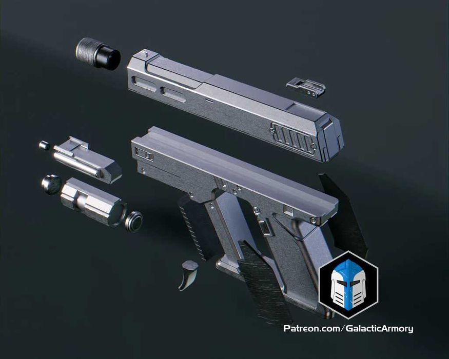 Pistolet Peacemaker - Helldivers 1:1