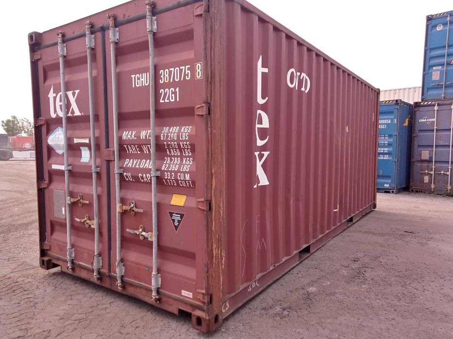Kontener Morski Używany 20'DC CW, magazyn 6 metrów, sprawny, szczelny
