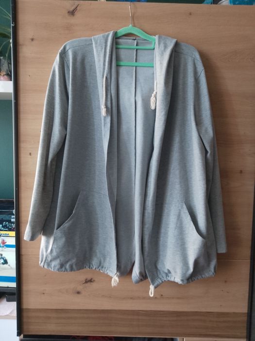 Bluza/sweter oversize z kapturem