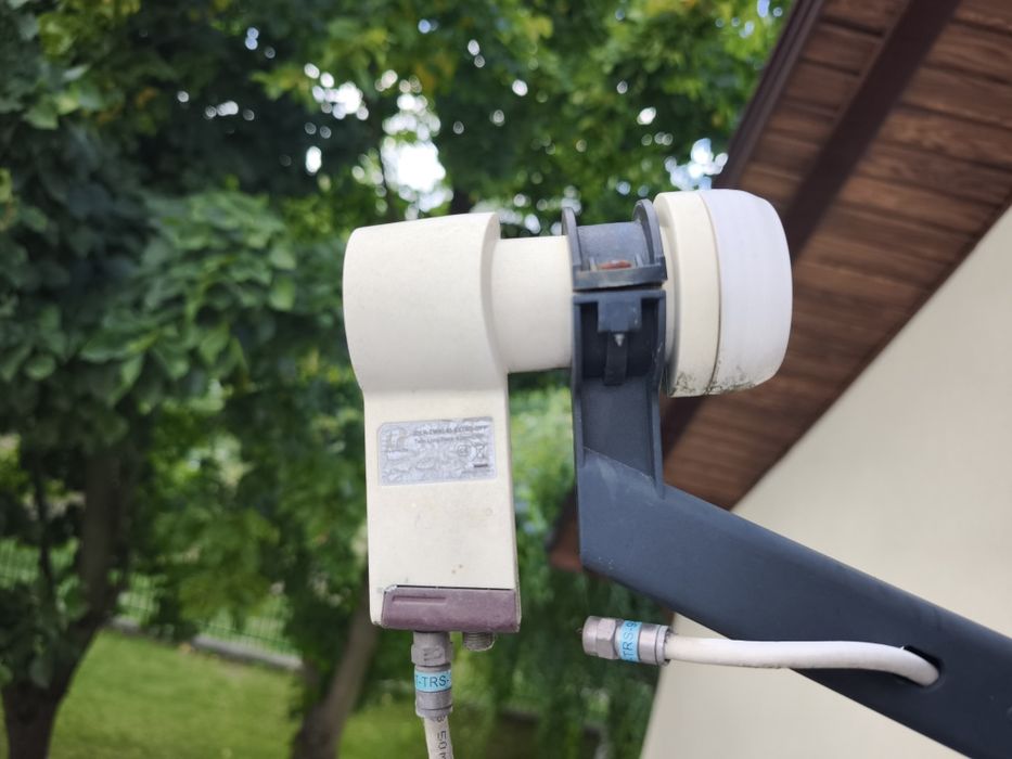 Antena satelitarna, kompletny talerz