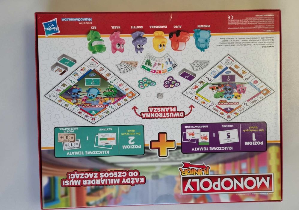Monopoly Junior Polska wersja NOWA GRA