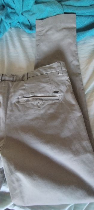 Calça Mango homem cinza tam 40