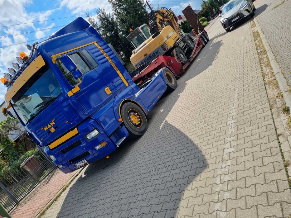 Transport Maszyn Budowlanych Rolniczych Niskopodwoziowy Niskopodwozie