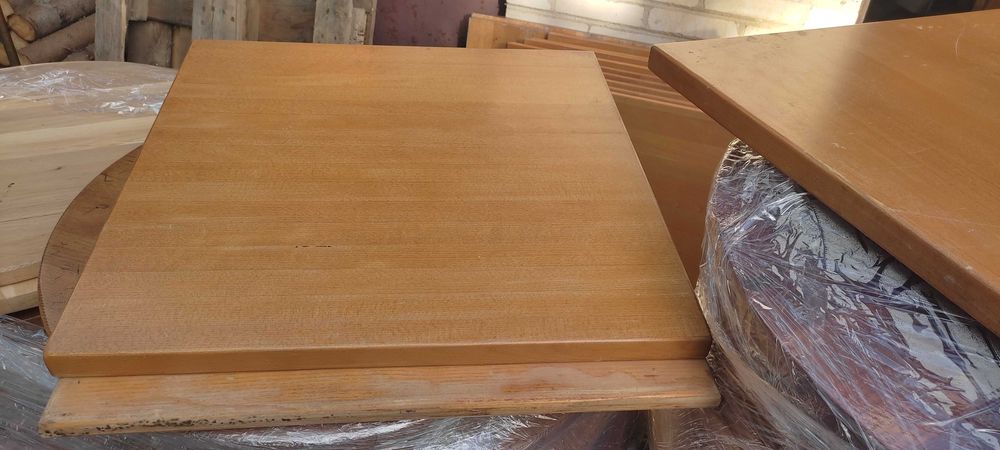 Blaty drewniane okrągłe śr 60cm i kwadratowe 60x60cm