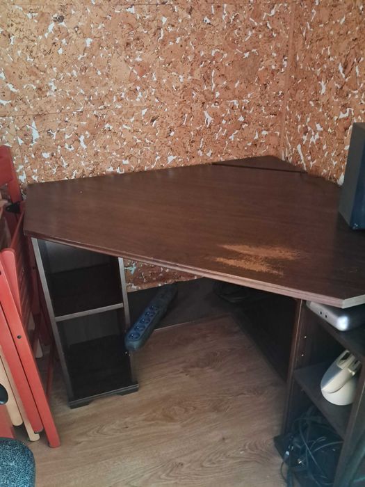 Biurko narożne + fotel