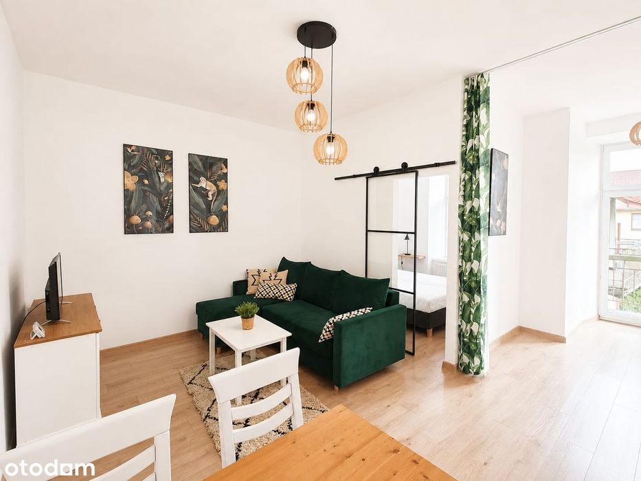 NOWE umeblowane mieszkanie w CENTRUM 45m2