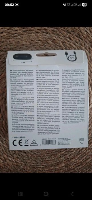 Bezprzewodowe słuchawki bluetooth douszne czarne flying tiger SOLIX