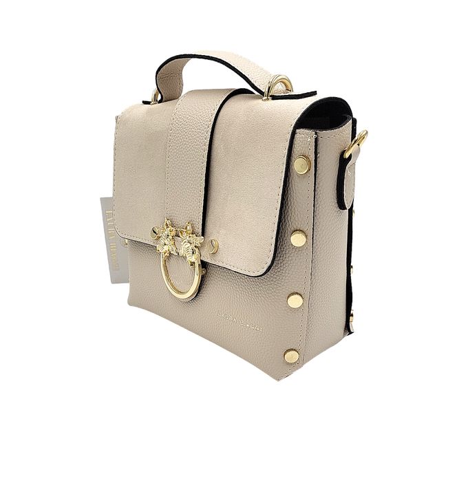 Torebka kuferek LAURA BIAGGI pszczółki beż